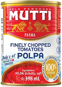 Mutti  Tomates Concassées Fines 398 mL Mutti Polpa