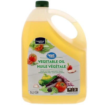 Huile végétale Great Value