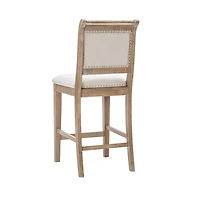 Tabouret de comptoir naturel Perle