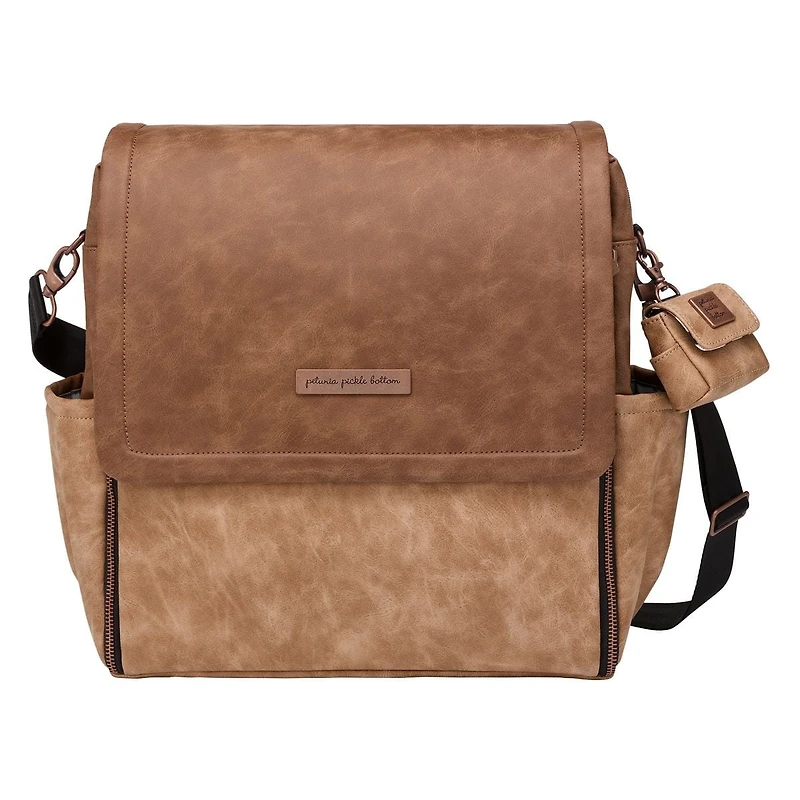 Petunia Pickle Bottom Boxy Backpack Sac à couches en noir graphite - Sac à dos à langer - Compartiments isolés