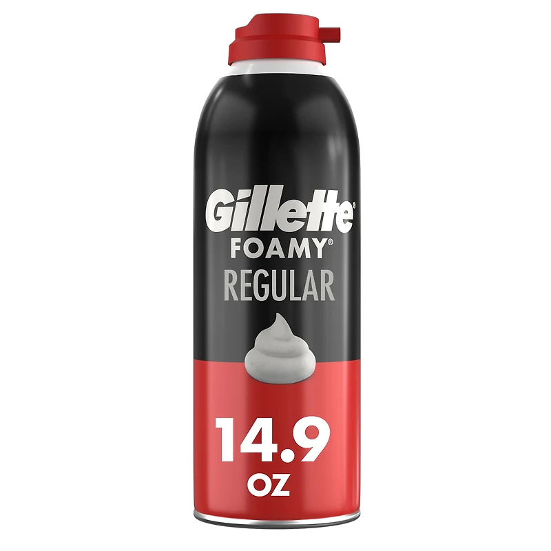 Mousse à raser pour hommes Gillette Foamy originale, parfum Original, 507g (14,9oz) 422G
