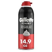 Mousse à raser pour hommes Gillette Foamy originale, parfum Original, 507g (14,9oz) 422G