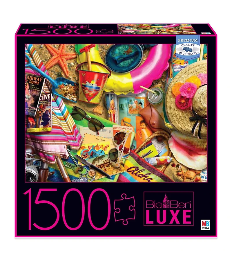 1500-Piece Big Ben Luxe Jigsaw Puzzle, for Kids and Adults, Vintage Holiday