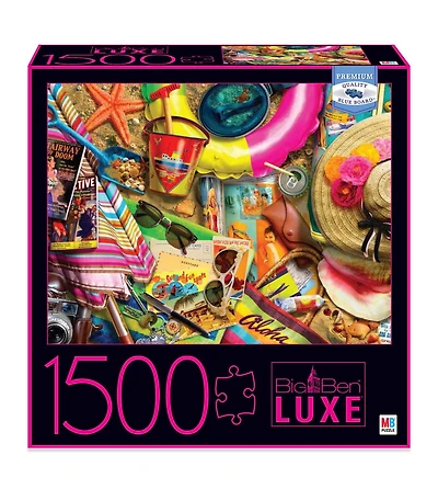 1500-Piece Big Ben Luxe Jigsaw Puzzle, for Kids and Adults, Vintage Holiday