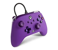Manette filaire améliorée pour Xbox Series X|S de PowerA – Pourpre royale