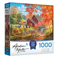 Cra-Z-Art Abraham Hunter Puzzle de 1000 pièces - La vie à la ferme