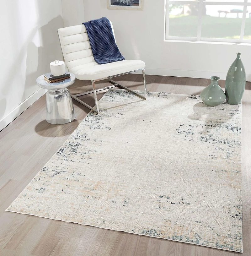 ECARPET Amber Traditional Area Rug for Living Room, Bedroom, Dining Room, Entrance, Hallway and More.