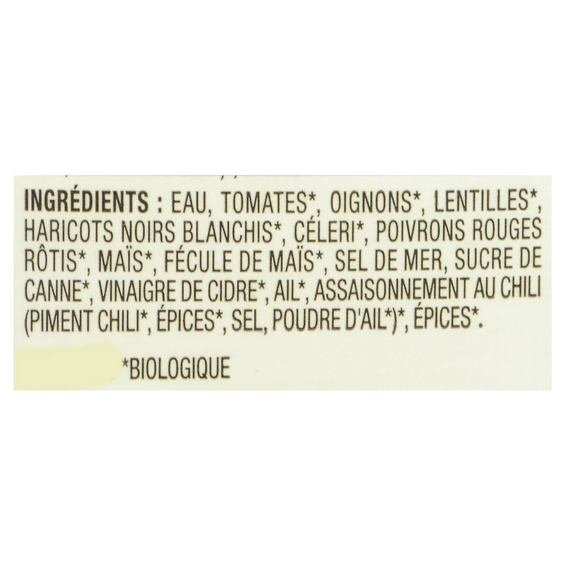 Pacific Foods Soupe Legumes Lentilles Poivrons Rouges