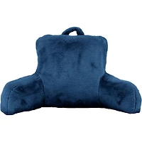 Hometrends Navy Fur Bed Rest, HOMETRENDS BEDREST NAVY