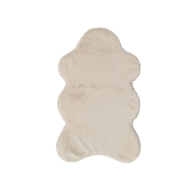 Instachew SORA Hide Shape Dog Bed Blush Small