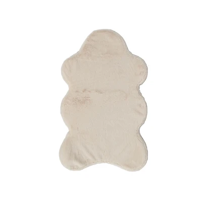 Instachew SORA Hide Shape Dog Bed Blush Small
