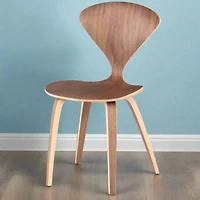 Chaise de salle à manger en satin avec assise et cadre en placage de noyer d'origine