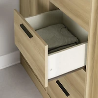 Lit mezzanine avec bureau de la collection Logik South Shore
