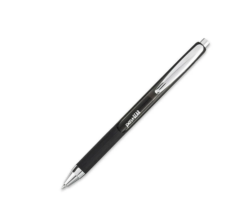 Pen+Gear Retractable Gel Pens, .7mm, Medium Point,12ct, Black, Retractable Gel Pens 12ct,Black