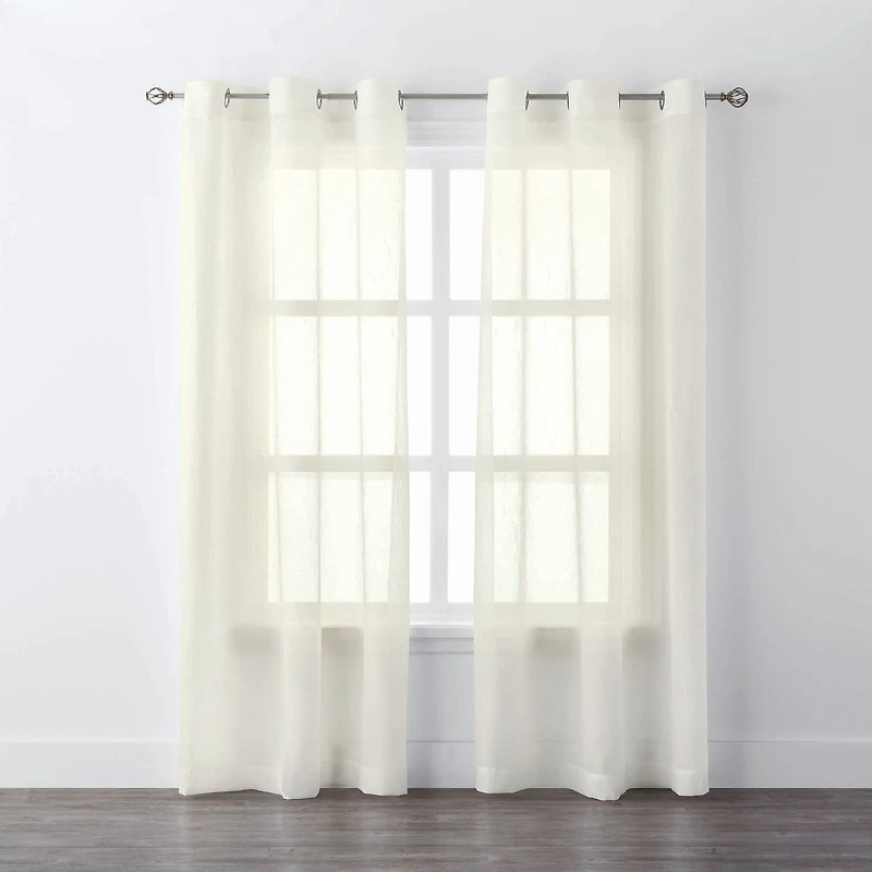 Paire de panneaux à œillet Mainstays