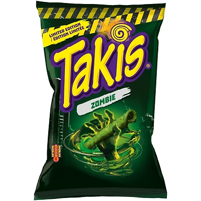Chips tortilla roulées TakisMD Zombie au habanero, au concombre et à la lime