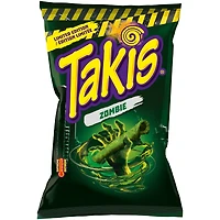 Chips tortilla roulées TakisMD Zombie au habanero, au concombre et à la lime