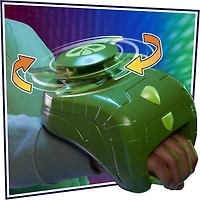 PJ Masks Gekko Hero Gauntlet Preschool Toy, Gekko Costume and Dress-Up Toy with Spinning Gekko Shield for Kids Ages 3 and Up