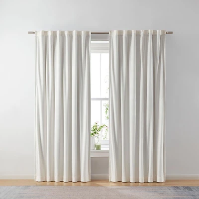 Better Homes & Gardens Velvet Rod Pocket Blackout Curtain Panel, 52" x 84", Velvet Total Blackout Curtain