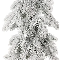 HOLIDAY TIME 18IN SNOW POTTED TREE, SNOW POTTED TREE