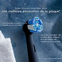 Brossettes de rechange Oral-B iO Nettoyage optimal, noir