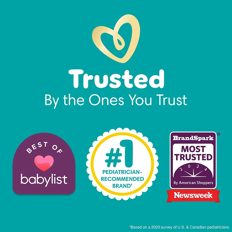 Pampers Swaddlers Diapers, Size S8 (30+ lbs), Absorbent, Keeps Baby Dry and Comfortable, Skin Safe Disposable Baby Diaper, 58 Count