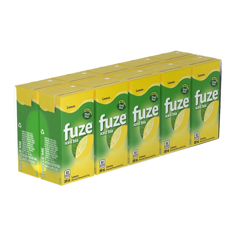 Fuze thé glacé au citron, 200 ml, paquet de 10