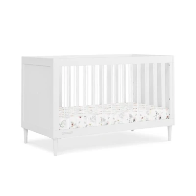 Delta Children Bowie 4-in-1 Convertible Crib - Greenguard Gold Certified, Bianca White