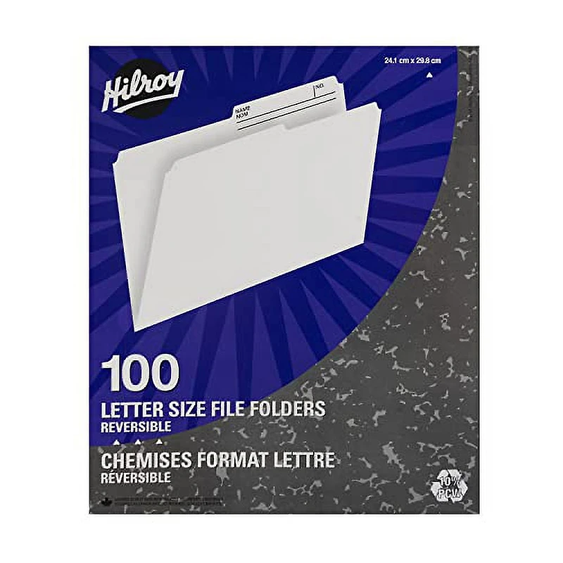 HIL LTR FILEFOLD RED