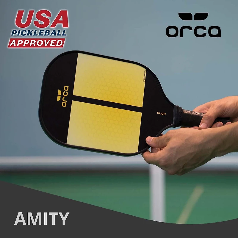 Amity Tournament Series Carbon Fiber Pickleball Paddle 7.6 oz - Balanced Edition by Orca