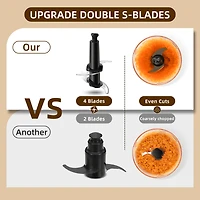 Hachoir 3 tasses Mainstays, noir, Plastique Hachoir 3 tasses Mainstays – Noir