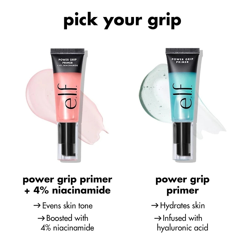 e.l.f. Cosmetics Power Grip Primer., Gel-Based & Hydrating Face Primer For Smoothing Skin & Gripping Makeup, Moisturizes & Primes, 24 ml