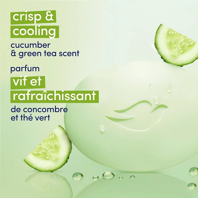 Pain de Beauté Dove concombre et thé vert 4x106g