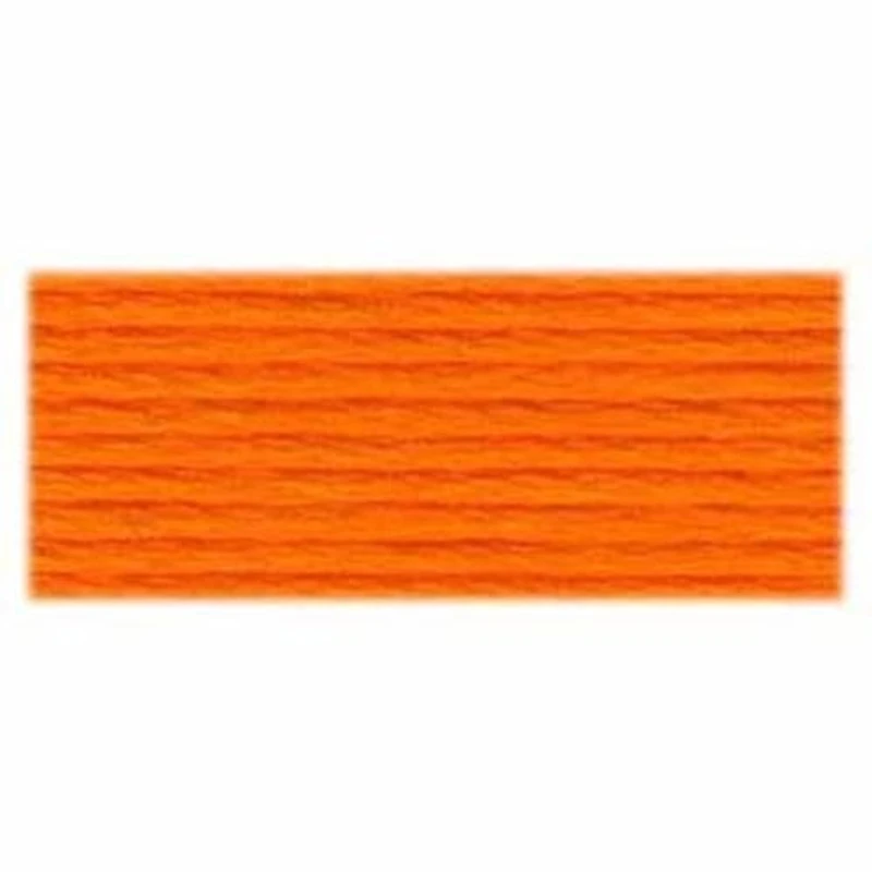 Fil à broder en coton DMC à 6 brins 8m – Orange 6 Brins