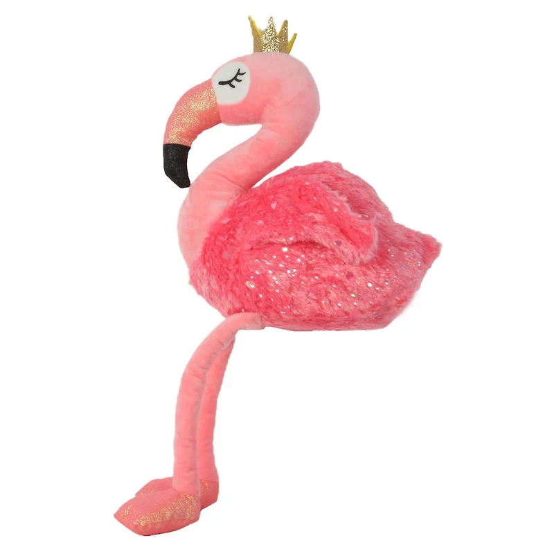 WAY TO CELEBTATE VALENTINE 15" PLUSH FLAMINGO-HOT PINK