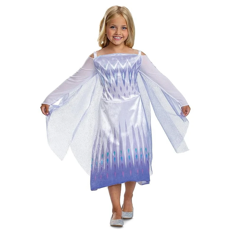 Enfant Filles Frozen 2 Reine des Neiges Elsa Costume Classique