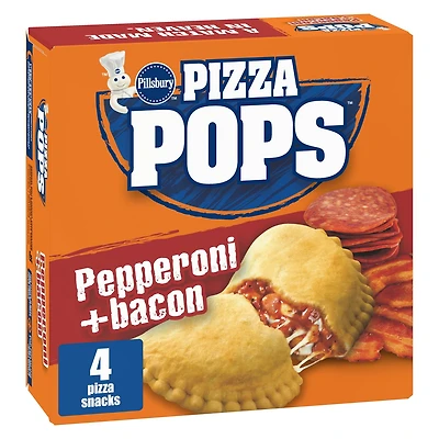 Pillsbury Pizza Pops Pepperoni + Bacon Pizza Snacks