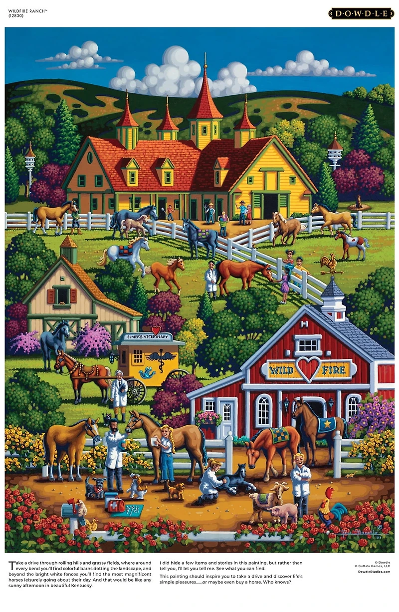 Buffalo Games Le puzzle Wildfire Ranch - en 1000 pièces