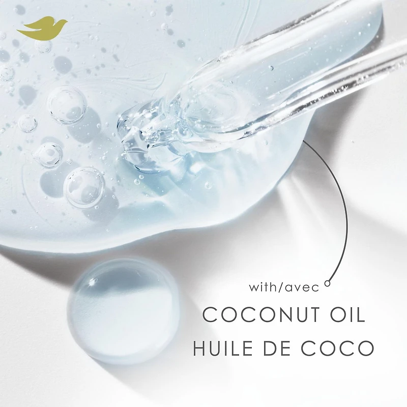 Shampoing pour Cheveux Abîmés, Dove Huile de Coco & Restauration avec Soin Bio-Protéine Liquide, 355mL 355 ML