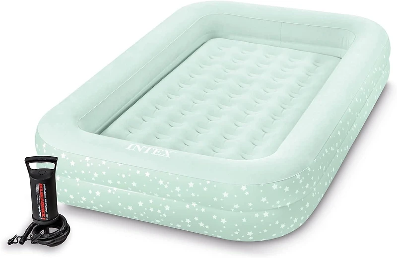 Matelas gonflable Intex Kidz Travel Bed avec pompe à main et sac de transport