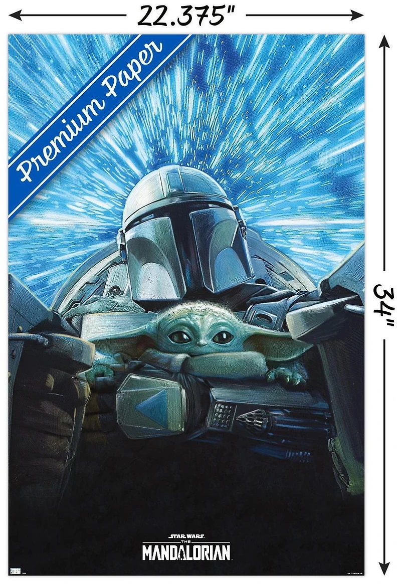 Star Wars: The Mandalorian Season 3 - Lightspeed Wall Poster, 22.375" x 34"