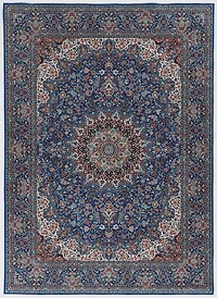Emerald Landis Ivory & Blue 3'3" x 5' Accent Rug