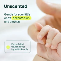 ATTITUDE baby leaves, Détergent à Lessive, Recharge, Non Parfumé, 80 Brassées