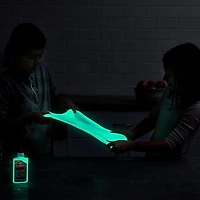 Colle liquide phosphorescente Elmer's, lavable, blanc, idéale pour fabriquer du slime