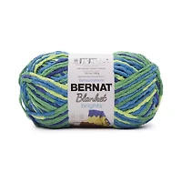 Bernat® Blanket Brights™ Yarn, Polyester #6 Super Bulky, 10.5oz/300g, 220 Yards