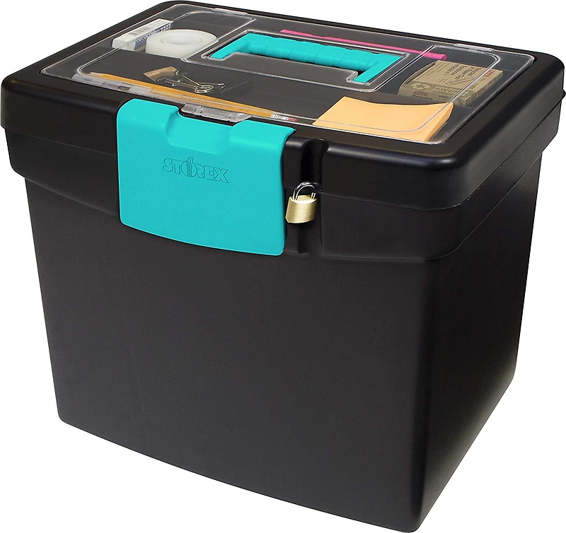 Storex Recycling Bin Container /9 Gallon & 35 Liter/ Blue