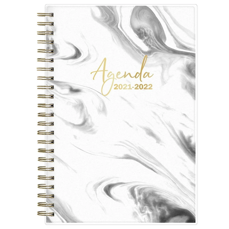 Blue Sky Marble Medium Weekly/Monthly Planner for 2021-2022