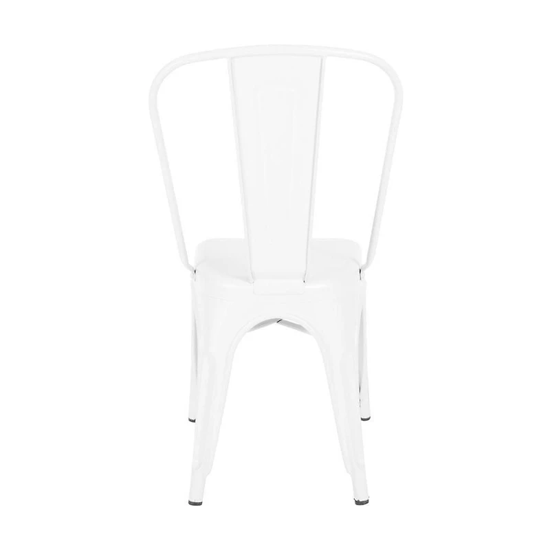 Tolix Roch dining chair in white