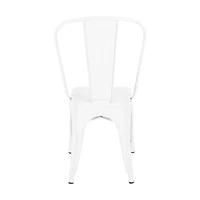Tolix Roch dining chair in white