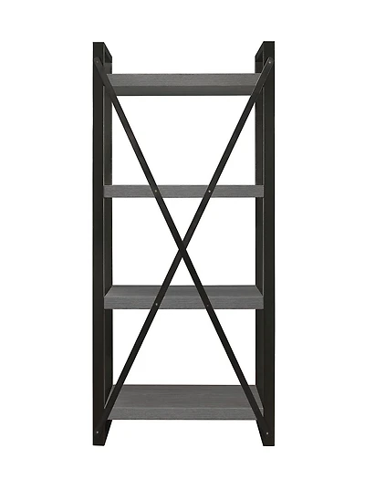 Topline Home Furnishings 4-Shelf Bookcase/Side Pier